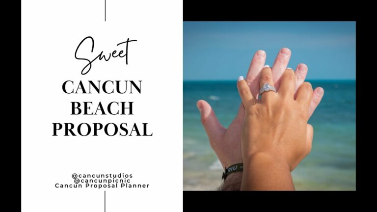 Read more about the article Sweet Cancun Beach Proposal