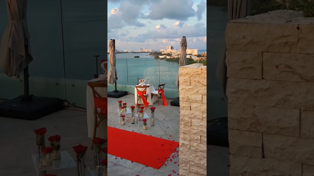 Read more about the article Magical Rooftop proposal in Cancun Mexico