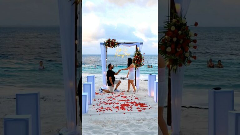 Read more about the article What could be better than saying YES to the man of your life in Cancun ? #shesaidyes #love #marryme