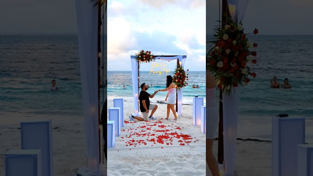 Read more about the article What could be better than saying YES to the man of your life in Cancun ? #shesaidyes #love #marryme